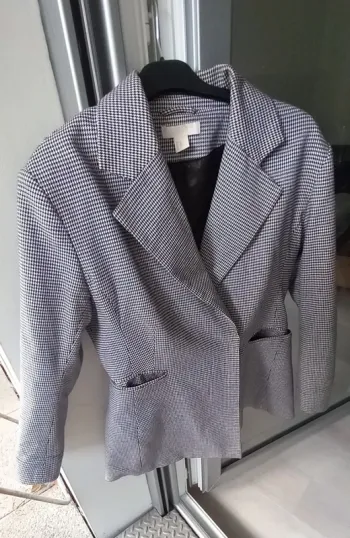 Veste femme pied de poule