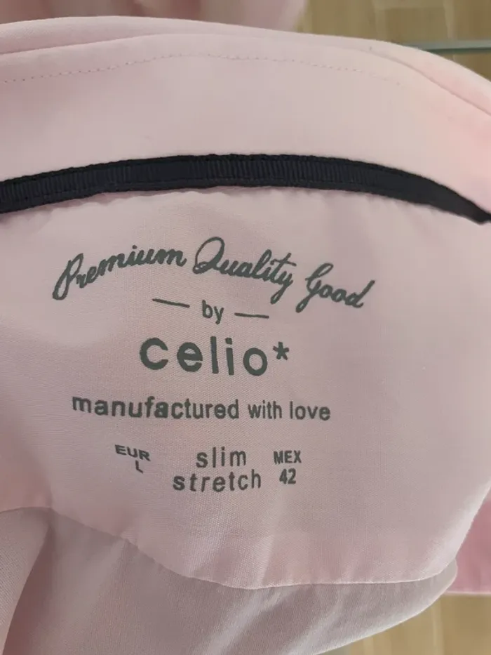 Chemise homme rose celio taille L neuf - photo numéro 6