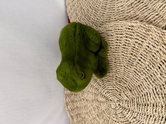 Peluche grenouille vintage - photo numéro 4