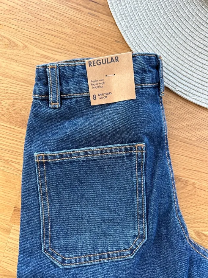 Kiabi - Jeans cargo - 8 ans - neuf - photo numéro 2