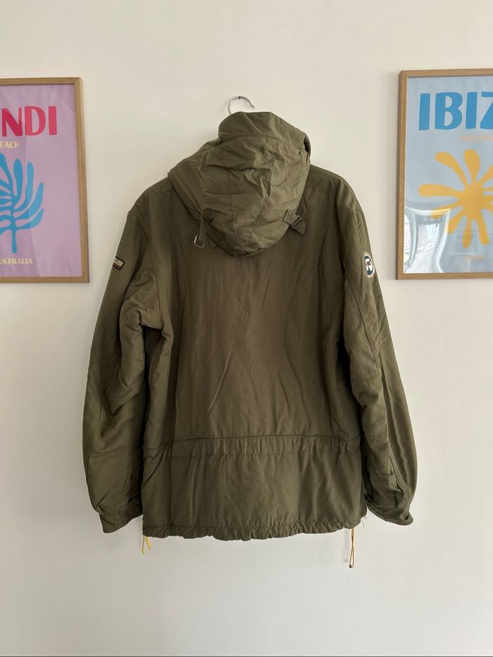 manteau vert napapijri - photo numéro 2