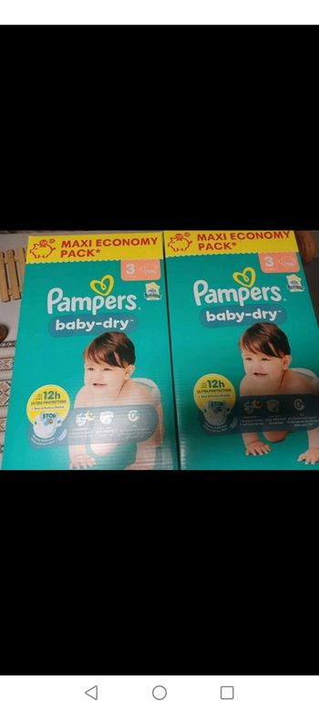 Baby dry taille 3 272 couches (2 cartons scellés) 
