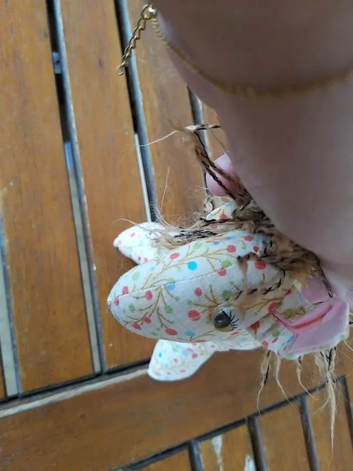 Peluche poney patchworks - photo numéro 3
