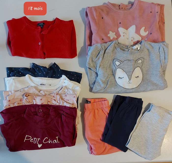 Lot fille 18 mois