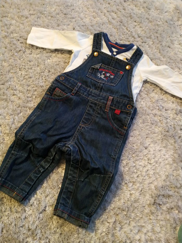 Ensemble Salopette T-shirt Sergent Major