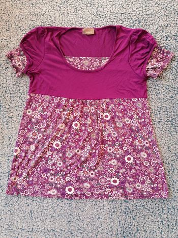 Tee-shirt tunique femme ikebana