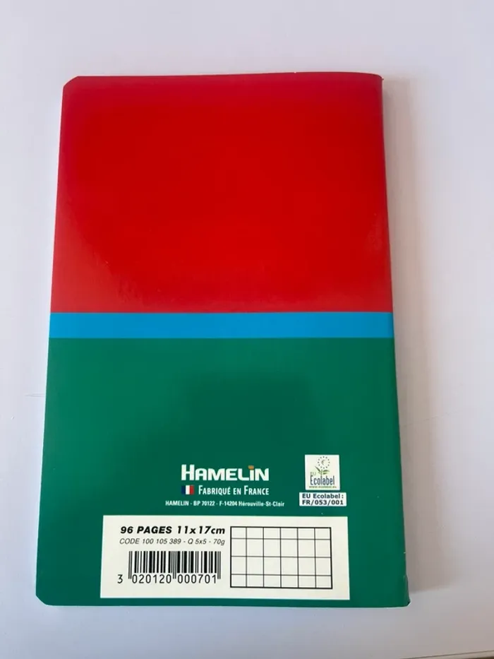 Petit cahier 11*17 cm 96 pages - photo numéro 2