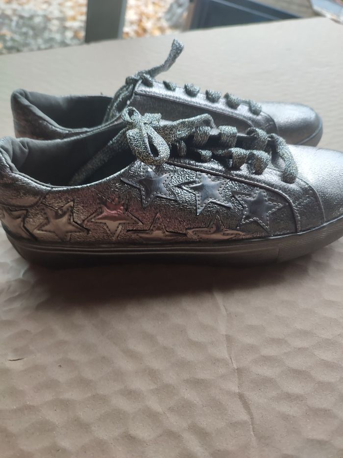 Sneakers glitter argenté 37 - photo numéro 2