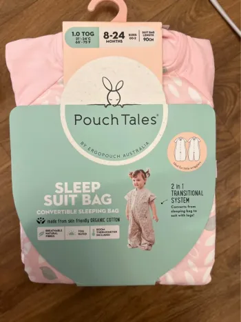 (New) Ergopouch sleep suit bag 1.0 tog 8-24m