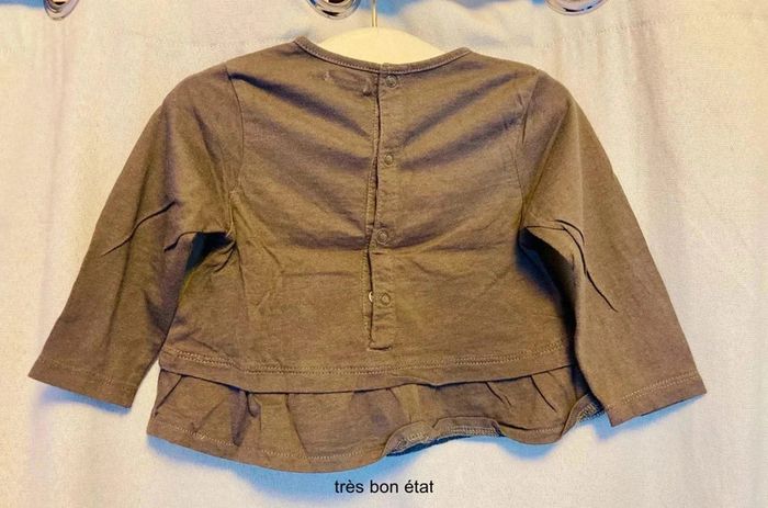 Lot 5 hauts manches longues 9-12 mois - photo numéro 5