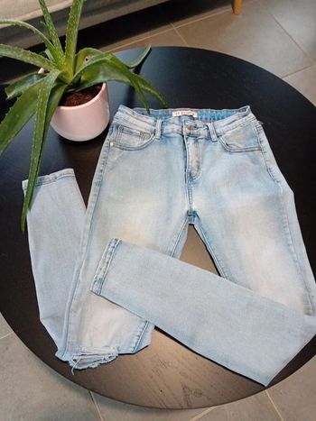 Jeans L/40  Femme Style Usé CC Fashion Petit Prix