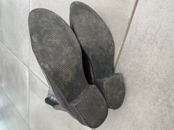 Bottes vernies bordeaux taille 37 - photo numéro 6