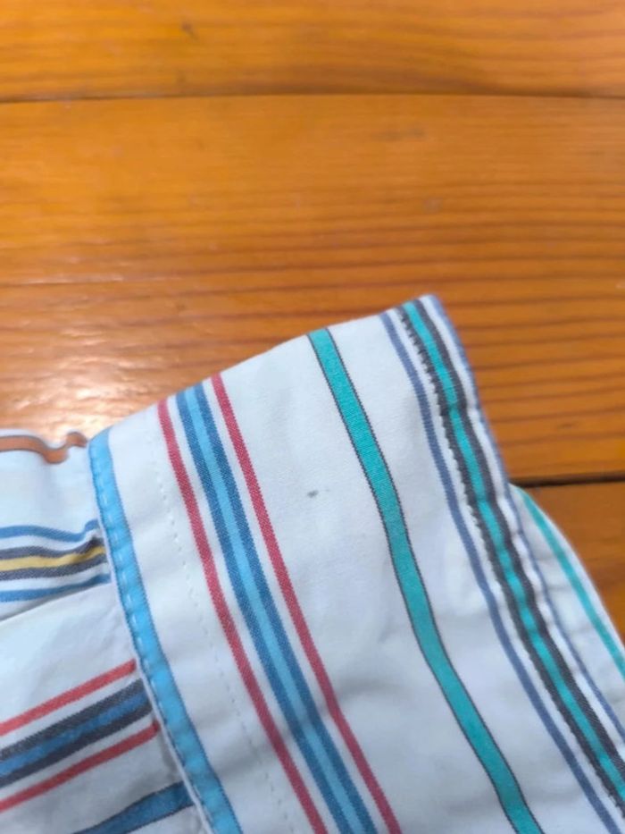 Chemise à rayures - Ralph Lauren - Blake - Logo brodé marine - Blanc, rouge, bleu - Taille XL - photo numéro 12