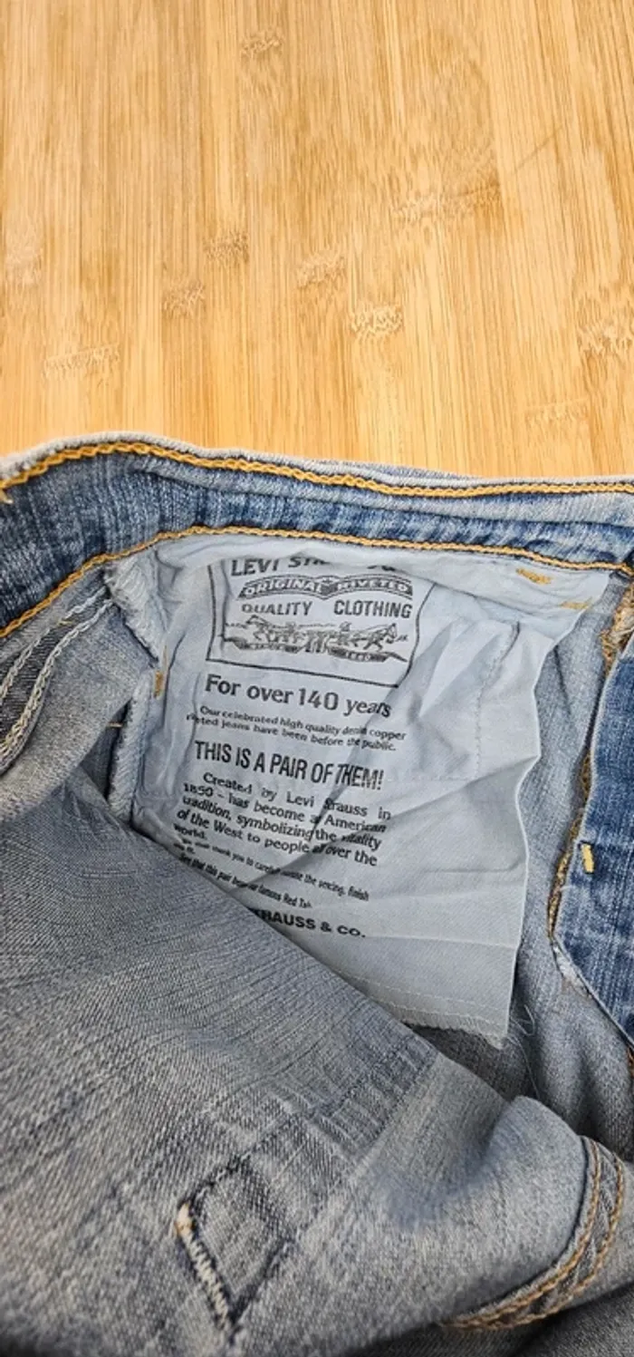 Levi's T:36 W29 L36 patte d'eph - photo numéro 7
