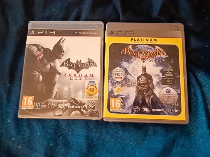 Lot 2 Jeux ps3 Batman arkham city &
Batman arkham asylum