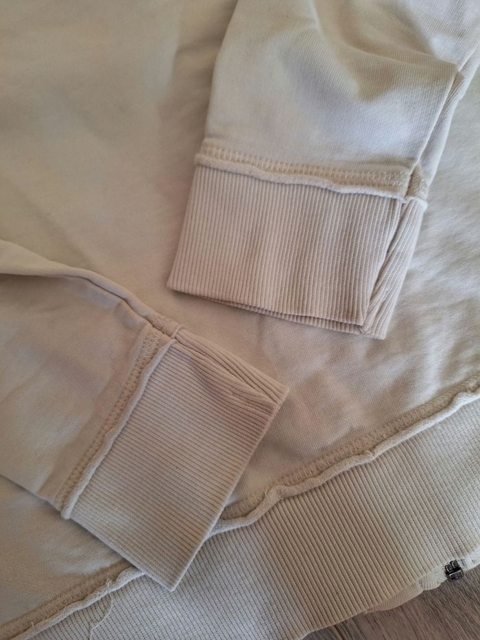 Veste zippée à capuche okaidi beige 10 ans garçon - photo numéro 5