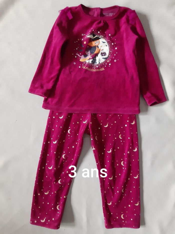 pyjama chaud sorcière Halloween fille - Sergent Major - 3 ans