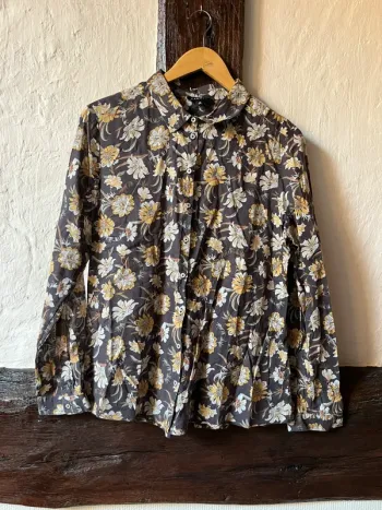 Chemise en coton à fleurs Caroll - taille 44 - Confort et élégance