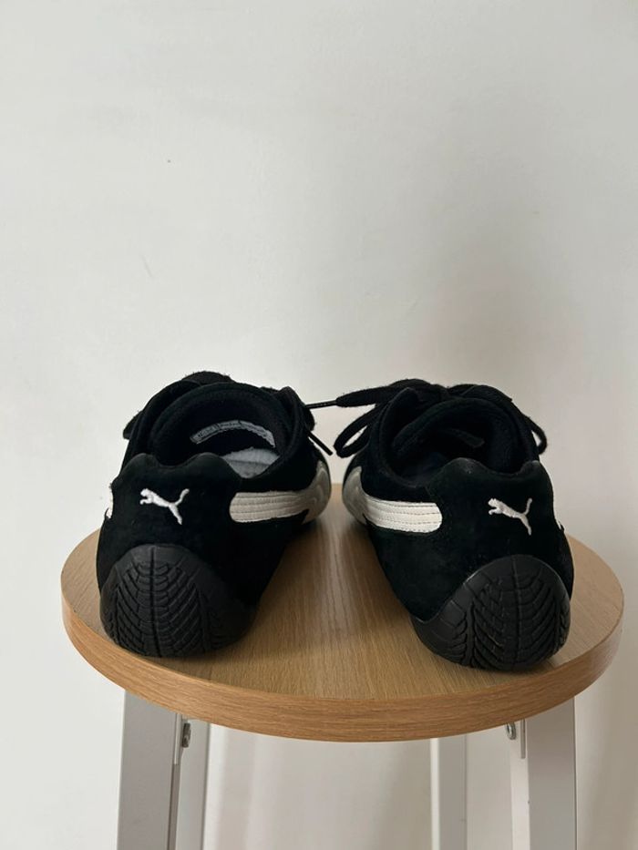 Baskets Puma Vintage Speedcat daim noir & cuir blanc – T42 – Parfait état - photo numéro 3