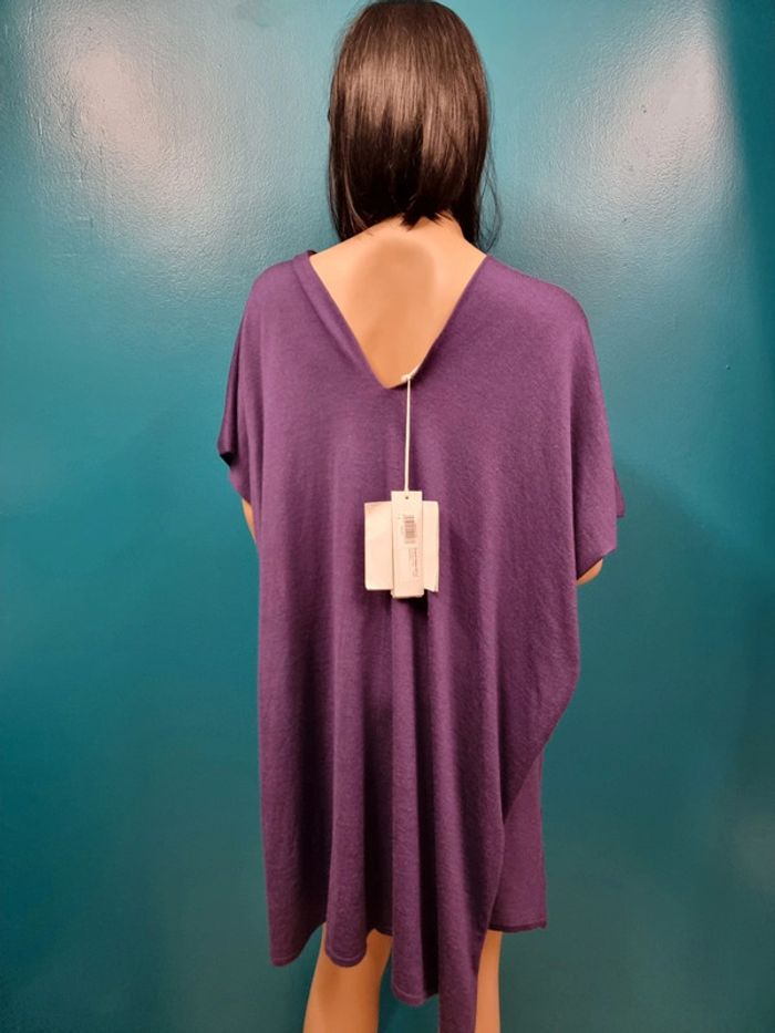 Stefanel robe multiples violet * taille L * - photo numéro 7