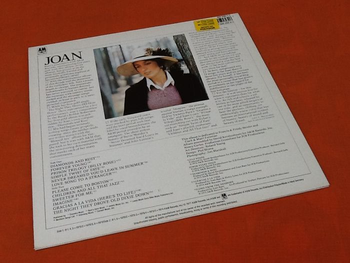 Vinyle 33 tours Joan Baez The Best of (1977) - photo numéro 5