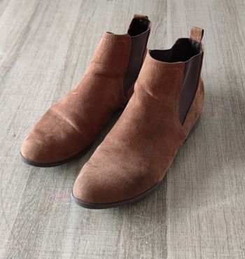 Bottine couleur marron pointure 41 marque Tex pour femme