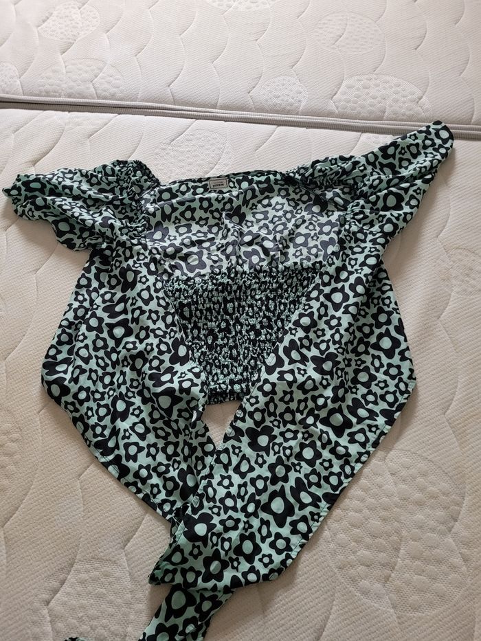 Bandeau + blouse assortie