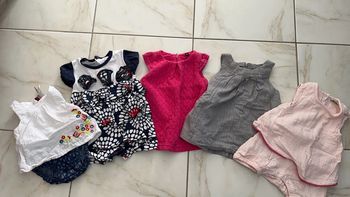 Lot robes et combi 3 mois fille