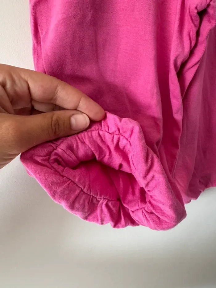 👖 Pantalon sarouel rose - bébé fille -2 ans - 100% coton- jaar-ani- très bon état - photo numéro 4