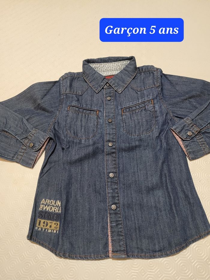 Chemise 5 ans