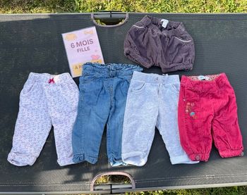 Lot de 4 pantalons + 1 gratuit + 1 short