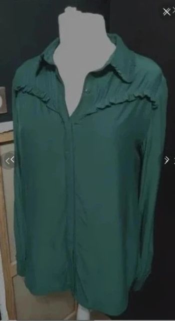 Chemise blouse vert sapin foncé see u soon t 38