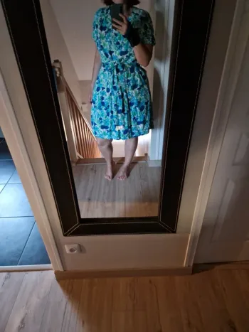 Superbe robe vintage faite main Taille 46 48