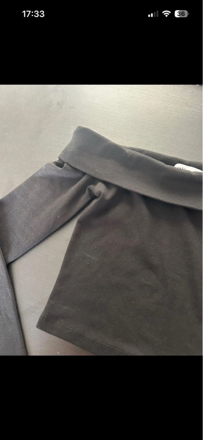 Top épaule dénudé noir bershka XS - photo numéro 5