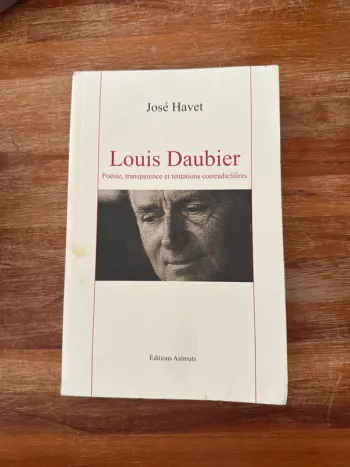 Livre Louis baubier poésie, transparence et tentation contradictoire