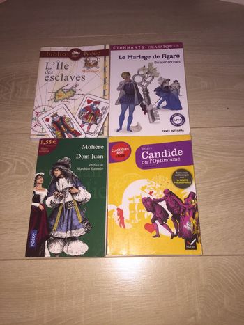Lot 4 livres