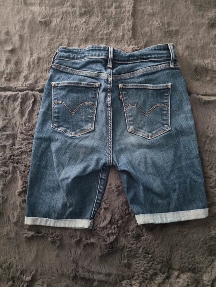 Short jeans levis bleu femme taille S - photo numéro 2