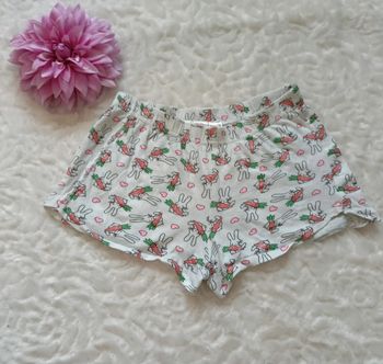 Short fluide petits lapins 7/8 ans