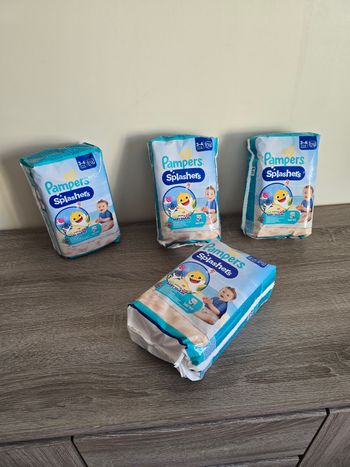 Bébé Mixte  - Lot de Couche de bain - Pampers - Taille 3/4 6/11kg