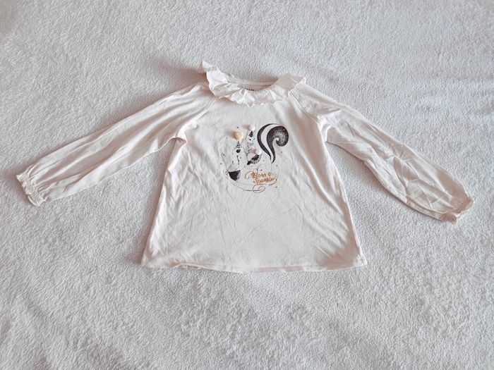 Ensemble blouse col claudine et jupe 5 ans - photo numéro 3