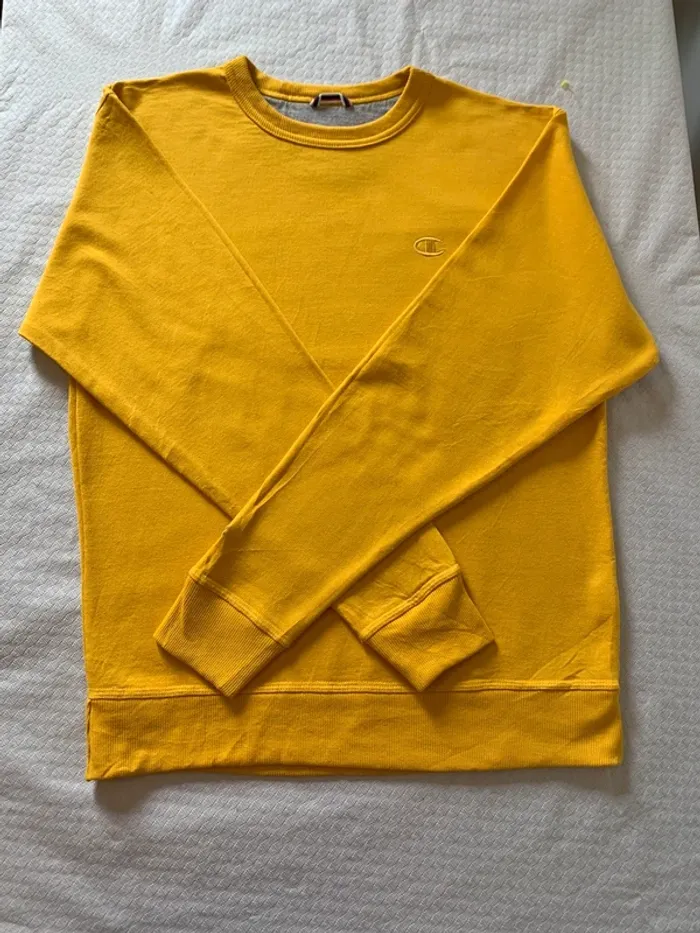 Sweat Champion Moutarde Taille M - photo numéro 4