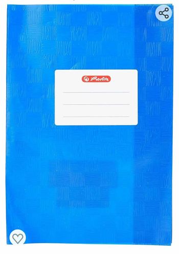 Lot  de 2 protège cahier