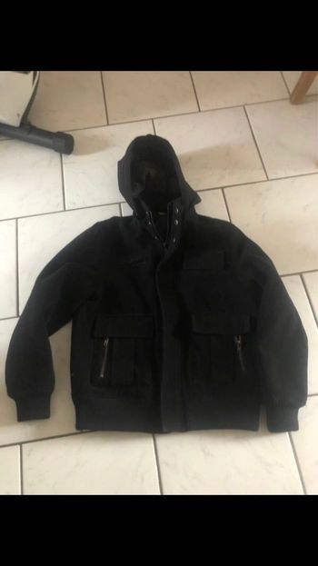 Manteau doublé à capuche