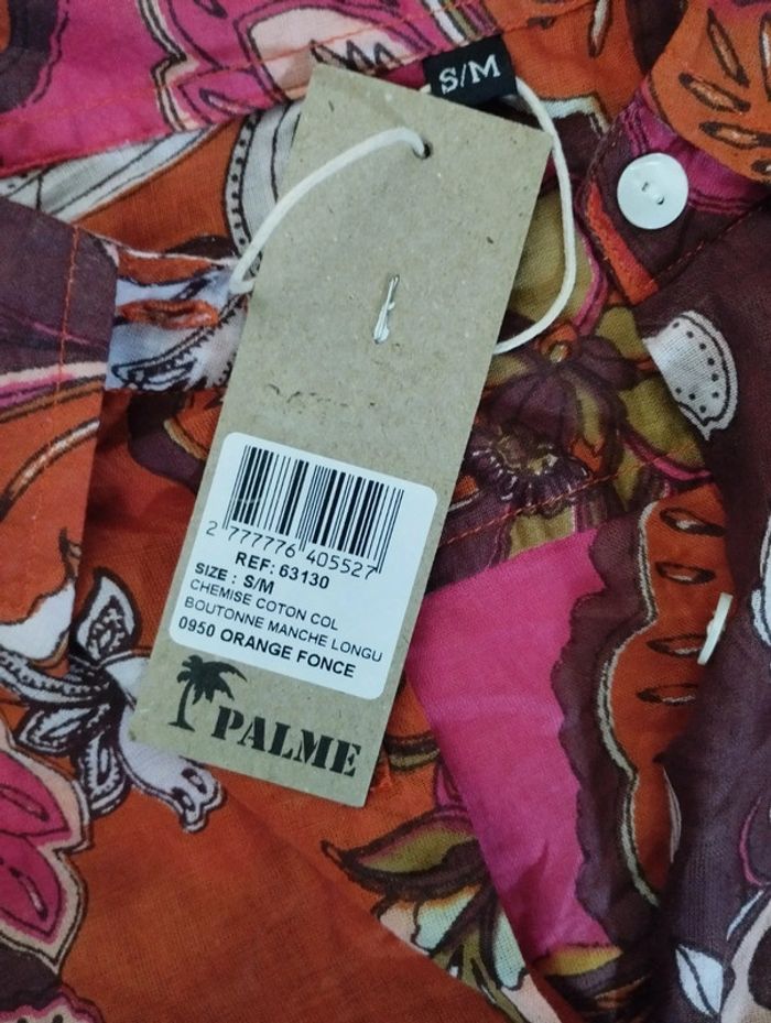 Chemise femme manches longues Palme neuve - photo numéro 4