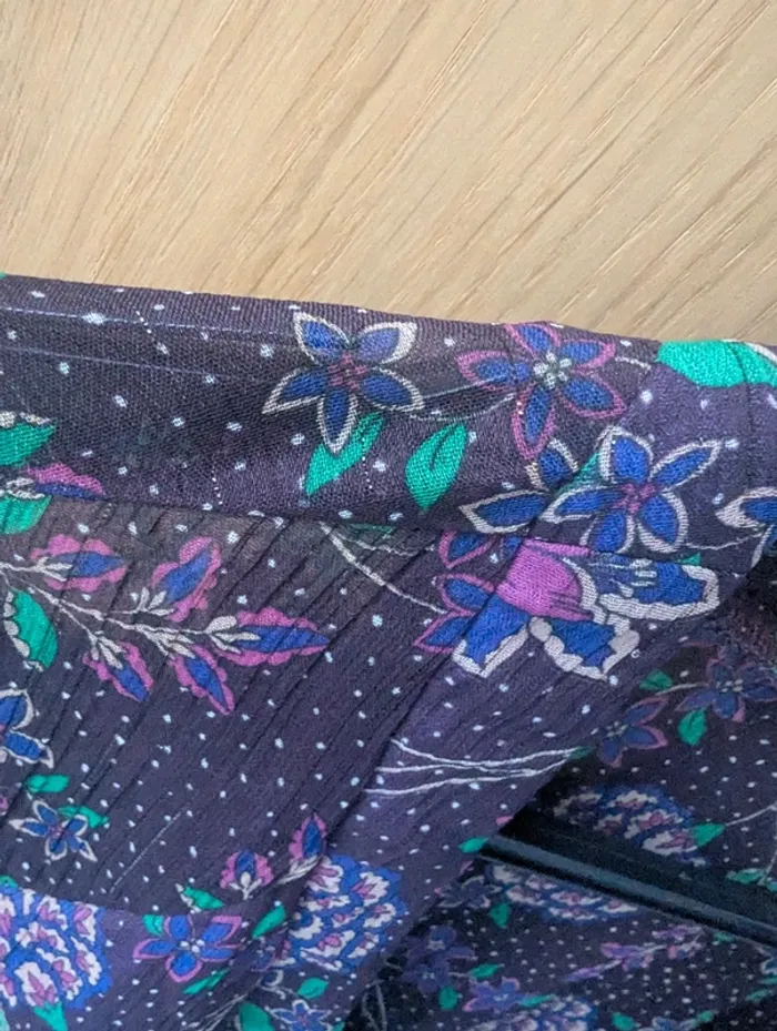 Robe naf naf fleurie comme neuve - photo numéro 5