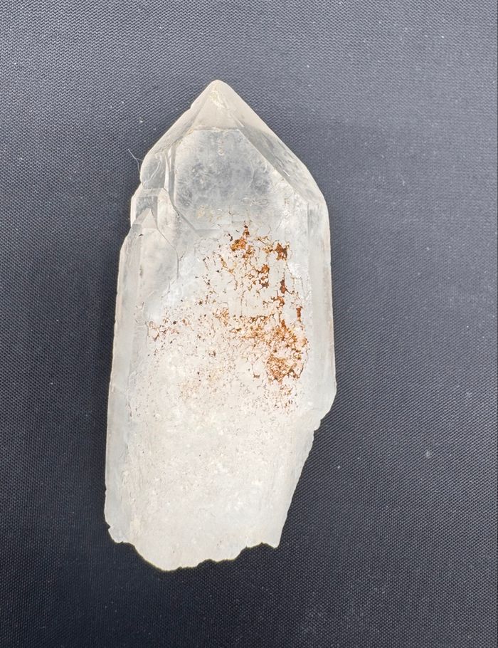 Pointe cristal de roche 65 mm – 62 g – pierre naturelle décor/reflexologie (ref37) - photo numéro 5