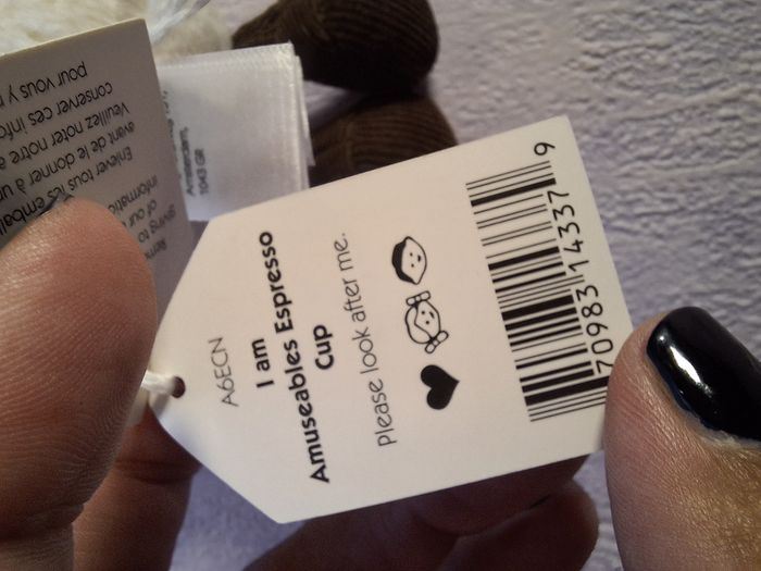 Peluche Jellycat amusante tasse à café Amuseables Espresso Cup - photo numéro 8