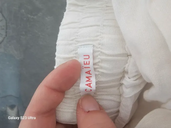 Mini jupe blanche camaïeu t46 - photo numéro 2