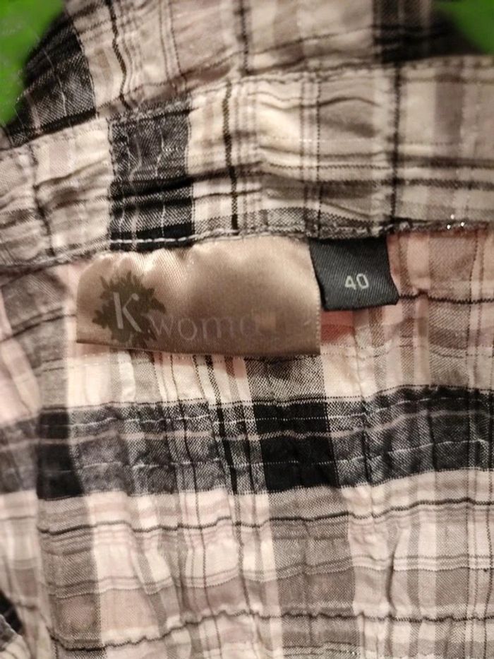 Blouse à carreaux - photo numéro 7
