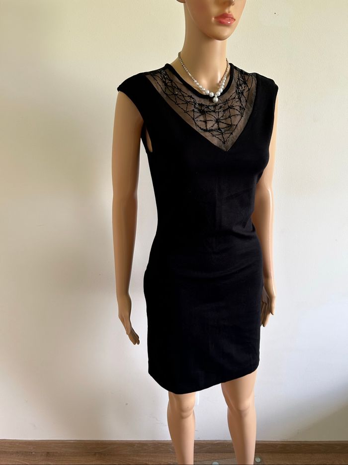 Robe noire sans manches Morgan taille S excellent état - photo numéro 2